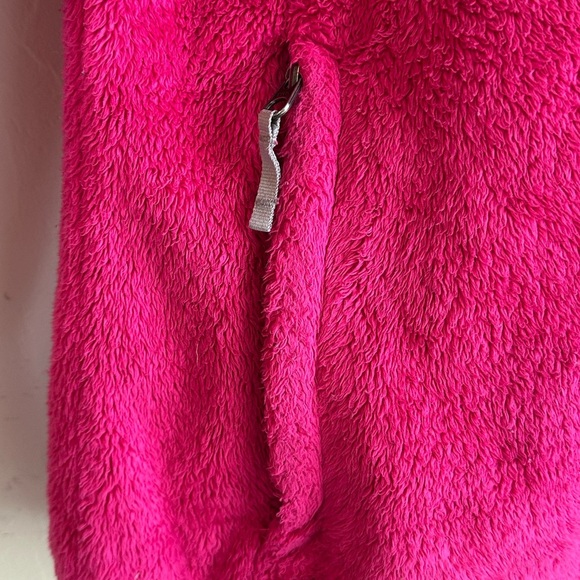 The North Face Vibrant Pink Girls' Full Zip Fuzzy Cozy Fleece Sz Lg (14/16) - Picture 4 of 11
